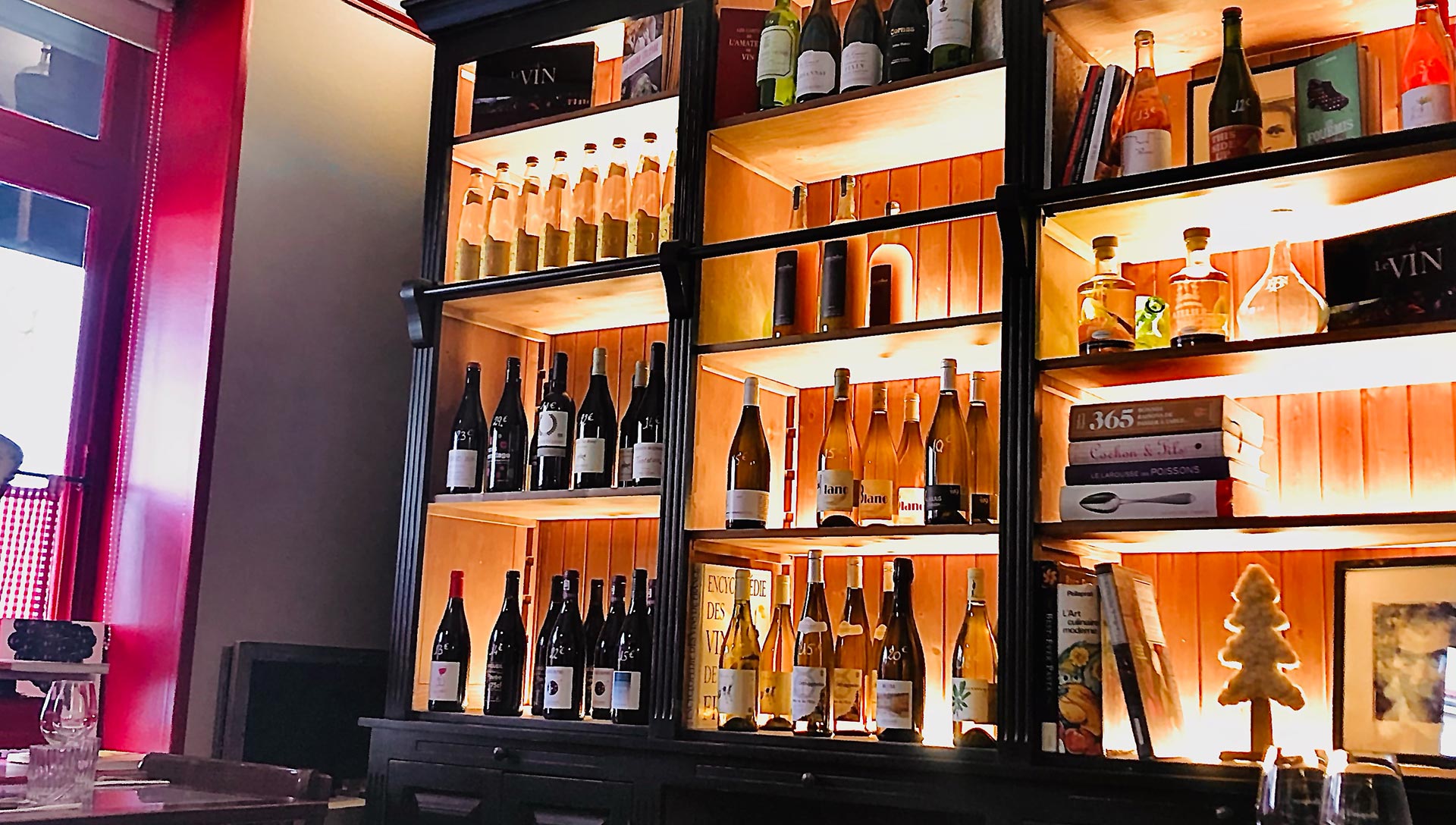 La cave à vins du P'tit Rouquin à Niort